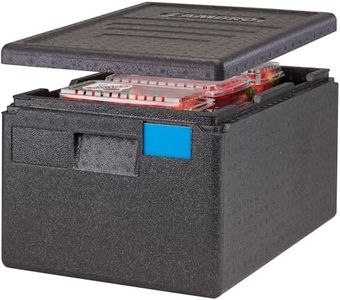 Cambro Standard Insulated Pan Carrier & Hot Box Food Warmer for Catering, Restaurants & Deliveries - Lightweight Thermal Container to Keep Food Hot During Transport - Top Loader 8" Deep