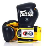 Fairtex Blue-Yellow Mexican Style Muay-Thai Boxing Gloves - BGV9