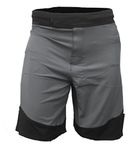 Epic MMA Gear WOD Shorts for Men Agility 3.0, Grey/Black Trim, 34