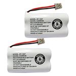 BAOBIAN BT-1007 BBTY0651101 Cordless Phone Battery Compatible with Uniden BT1007 BT904 BT-904 BT1015 BT-1015 BBTY0460001 BBTY0510001 BBTY0624001 BBTY0700001 HHR-P506 HHR-P506A(Pack of 2)