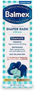 Balmex Complete Zinc Oxide Protection Diaper Rash Cream, 4 Oz