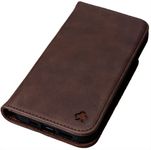 PORTER RILEY - Leather Case for iPhone 6 / iPhone 6s only - 2014 Release. Premium Genuine Leather Stand/Cover/Wallet/Flip Case with [Card Slots] [Horizontal Stand] [Durable Frame] (Chocolate Brown)