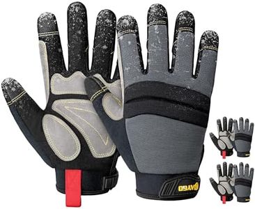 KAYGO Insulated Mechanic Work Gloves,3 Pairs KG127W Winter Thermal Safety Work Gloves for Men and Women, Double Lining,Heavy duty,Improved dexterity,Excellent Grip,Ideal for outdoor jobs,2XL