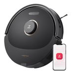 roborock Q8 Max Robot Vacuum and Mop Cleaner, DuoRoller Brush, 5500Pa Strong Suction, Lidar Navigation, Obstacle Avoidance, Multi-Level Mapping, Perfect for Pet Hair, Black
