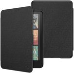 Fintie Case for 7" All-New Kindle Paperwhite (12th Generation, 2024) and Kindle Colorsoft Signature Edition - Slim Lightweight Shell PU Leather Protective Cover with Auto Sleep/Wake, Black