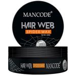 Mancode Spider Hair Web Wax For Men - 100ML | Extra Long Lasting Powerfull and Strong Hold | Improve your Hair Volume and Texture | Non Sticky Stylish Look.