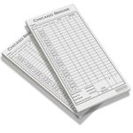 Chicago Bridge score pads/scoring cards (twin pack)