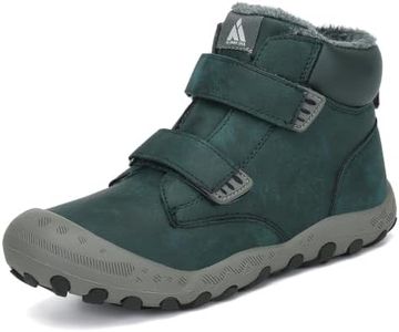 Mishansha Kids Winter Hiking Boots Water Resistant Blue Little Kid 12.5