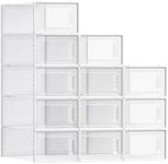 SONGMICS Shoe Boxes, Pack of 12 Sho