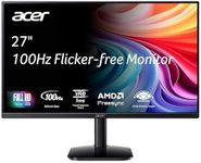 Acer KB272 E0bi 27" IPS Full HD (1920 x 1080) Zero-Frame Gaming Office Monitor AMD FreeSync Technology Up to 100Hz Refresh 1ms (VRB) Low Blue Light Tilt HDMI & VGA Ports