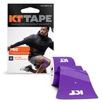 KT Tape Pro Kinesiology Therapeutic Sports Tape, 20 Precut 10 inch Strips, Epic Purple, Latex Free, Water Resistance, Pro & Olympic Choice