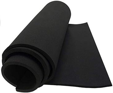 Dualplex Neoprene Sponge Foam Rubber Sheet Roll, 12X54 inches X 1/4" Thick, Perfect Cosplay Padding, DIY Project Sheet - Easy Cut Non-Adhesive Multi-Function Soundproof Rubber Foam Sheet