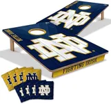 YouTheFan NCAA Notre Dame Fighting Irish 2’ x 3’ Wood Cornhole Game with Logo Bags