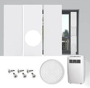 Daisypower Portable Air Conditioner Window Kit,Adjustable Window Vent Kit for Sliding Window,Portable Air Conditioner Replacement AC Window Kit for 5.9 Inch Exhaust Hose,Up to 47 Inch Window Seal Kit