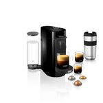 Nespresso Vertuo Plus Coffee Machine by De'Longhi for Vertuo Coffee Pods, Over 30 Varieties of Pods, Automatic Opening, Starter Capsule Set Included, EN150.B, Black