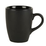 Sanskriti Ceramic Black Matte Finish Serving Coffee Mug, Tea Cup/Plain Ceramic Mug/Ideal Gift for Boys & Girls - 1 Piece, 300 ML