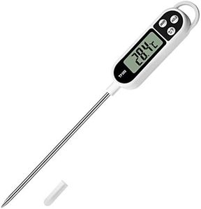 Digital Meat Food Candy Thermometer for Cooking Kitchen BBQ, Probe Instant Read Thermometer with Long Probe for Liquids Pork Milk Yogurt Deep Fry Roast Baking Temperature