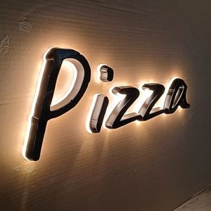 Illuminated Branding: Custom LED Sign Light Up Logos Backlit Lighted Letters Signage for Storefronts Businesses Street Sign Easy Setup (9 letters, Custom)
