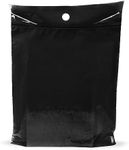 Plastic Car Trash Bags 50 pcs Black - 9x12x2 Thick Car Trash Bags Disposable Hanging - Disposable Car Garbage Bags - Easy Replace Car Trash Bag Small - Plastic Trash Car Bag by Popular Plastic Bags