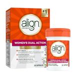Align Probiotic, Women's Dual Action, Multi-Strain Probiotic, with Chaste Tree, Soothes Occasional Abdominal Discomfort, Gas, Bloating, 28 Capsules