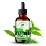 Aromatique Tea Tree Oil for Face - Tea Tree Essential Oil for Skin, Hair Growth, Scalp, Acne - Tea Tree Oil 30 ml