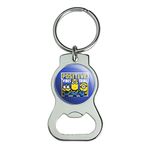 GRAPHICS & MORE Minions Good Vibes Keychain with Bottle Cap Opener