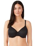 Wacoal Women's Back Appeal Minimizer Underwire Bra, Black, 34DD