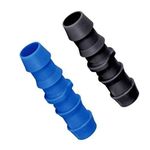 Grassland™ AGRO 16mm Joiner Connector Drip Irrigation kit Watering lateral Pipe fitting Accessories (PACK OF 100)