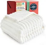 Bedsure GentleSoft White Throw Blan