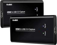 KuWFi HDMI to USB3.0 Audio Video Capture Cards Game Streaming Live Stream Broadcast 1080P for Laptop/PS4/Swi/Xbox