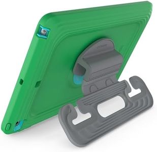 OtterBox Made for Kids Case for iPad 7th, 8th & 9th Gen (10.2" Display - 2019, 2020 & 2021 Version) with Kickstand & Car Headrest Mount Holder - (Curious Green)