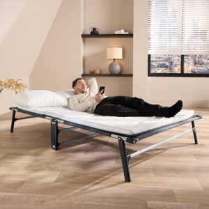 JAY-BE Compact Folding Bed with e-Fibre Mattress – Small Double
