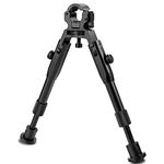 JINSE Bipod Clamp-on Folding Rubber Feet 6.5-7.5 Inches