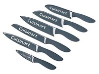 Cuisinart Ceramic Coated Knife Set, Blue/Grey (12 Piece)