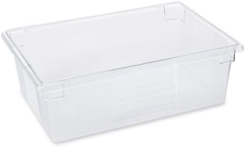 Rubbermaid Commercial FG330000CLR Food Tote/Box, 12.5-Gallon