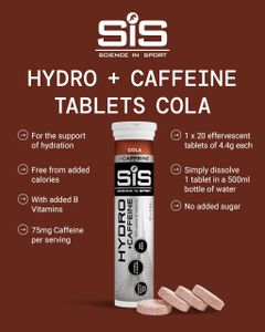 Science in Sport Hydro Electrolyte Tablets, Cola – Hydration Supplement