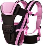 Teeny Weeny Kid Baby Carrier Cum Kangaroo Bag Comfortable Support With Belt Baby Carrier Cum Kangaroo Bag (Pink, Front Carry Facing Out)