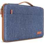 DOMISO 13 inch Laptop Sleeve Case Waterproof Carrying Bag for 12.5-13" Notebook/13 MacBook Pro/12.9" iPad Pro/13 MacBook Air Retina 2018/12.3" Microsoft Surface Pro Pro 4 Pro 6,Blue