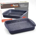 Ceramic Coated Roasting Pan / Lasagna Pan - With Natural Nonstick Coating, Safe For StoveTop and Oven Use / 14 x 10.5 x 2.7 inch