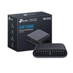 TP-Link AX1500 WiFi 6 Travel Router (TL-WR1502X) – Pocket-Sized, Dual-Band, USB-C Powered, VPN Support (OpenVPN/WireGuard), USB Tethering, Gigabit Ports, Multi-Mode, Hotel & Travel Ready
