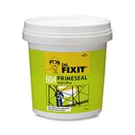 Dr. Fixit 604 Primeseal External Wall Waterproofing Coat, White Matte Finish 4 litre, Primer for external surfaces, Wall coating for external surfaces