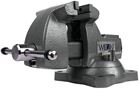 Wilton Mechanics Bench Vise, 5" Jaw Width, 5-1/4" Jaw Opening, 3-3/4" Throat (Model 745)