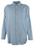 Tommy Bahama Long Sleeve Tahitian Camp Shirt, Mambo Blue, XXL/Tall