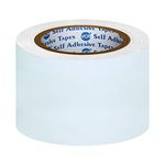 VCR White Duct Tape - 18 Meters in Length 72mm / 3" Width - 1 Roll Per Pack - Strong Book Binding Tape - Waterproof Heavy Duty Duct Tape