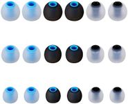 (18 Pieces) 9 Pairs（SML） Silicone R