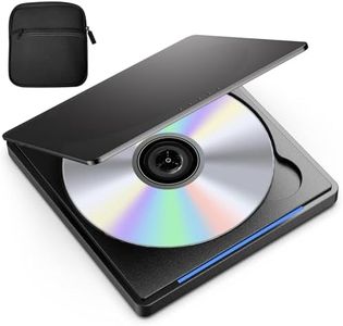 External cd/dvd drive for laptop,CD Burner Clamshell Portable Reader Writer Optical disk Drive,Dvd player for Laptop +/-RW usb 3.0 with Carrying Case,External dvd drive for PC Windows Linux Mac