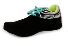 PS Athletic Shoe Covers for Dancing (1 pair, 2 Socks), Socks Over Shoes, Overshoes for Sneakers, Smooth Pivots & Turns