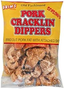 Brim Delicious Pork Cracklin Dippers w/Red Pepper Seasoning 1.75oz bags (Pack of 3)