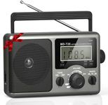 Portable AM FM Shortwave Radio,Batt