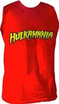 Hulkamania Hulk Hogan Sleeveless Red T-Shirt Tee (Adult XX-Large)